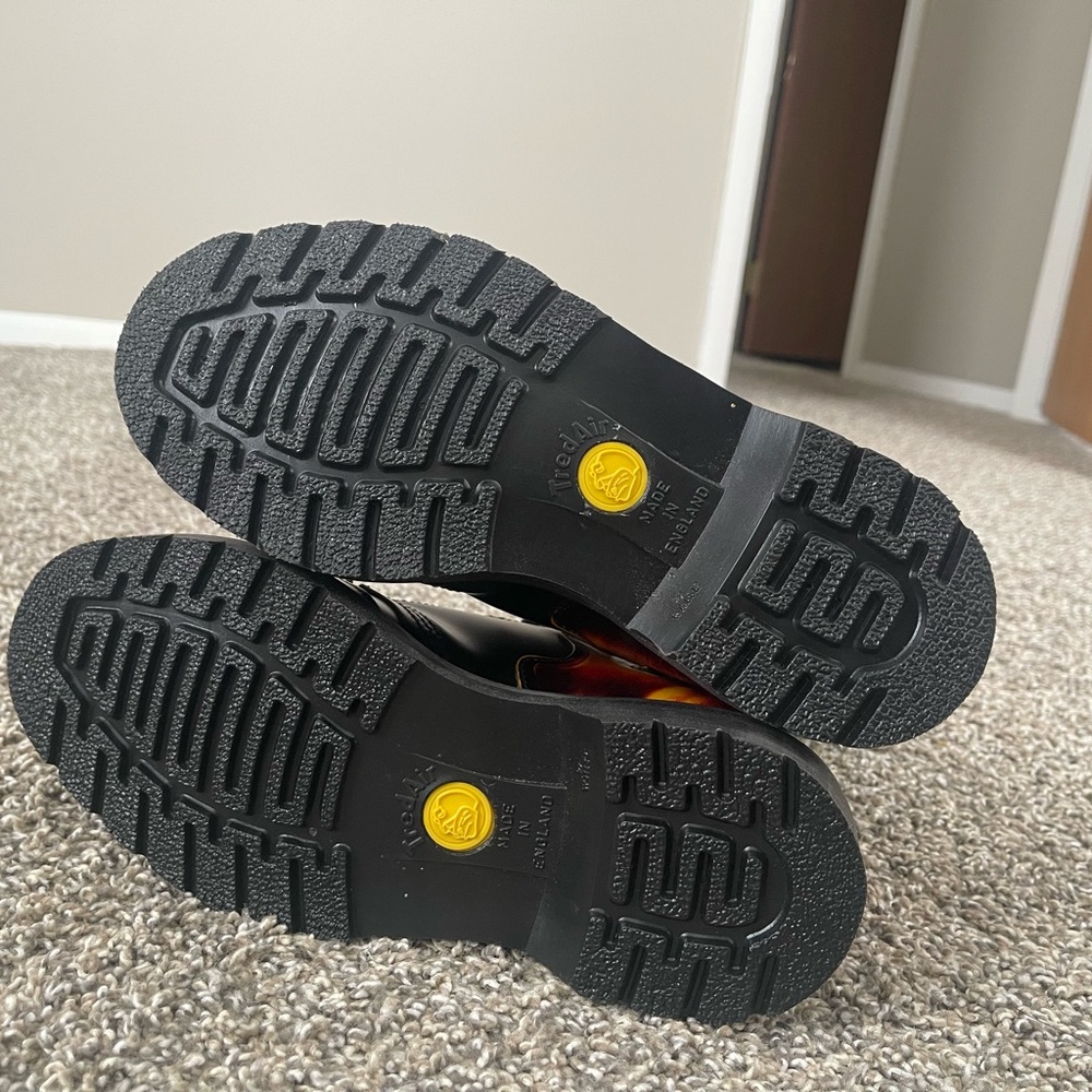 NEW Tredair Made in England Flame Fire Combat Boots 90s UK 5 US 7 MIE Vintage - Picture 11 of 13